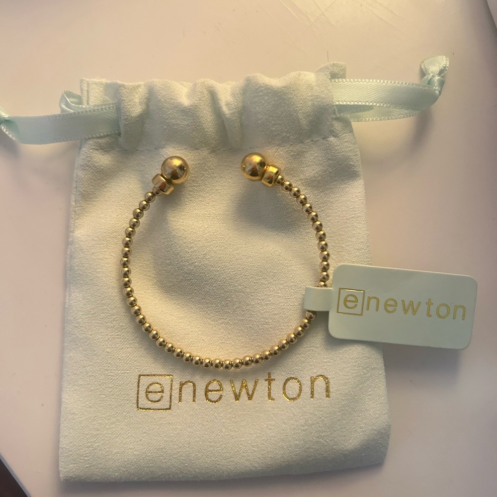 ENewton Gold Beaded Cuff Bracelet